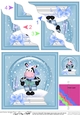 Christmas Milly Moo Cow Snowglobe Wavy Corner Stacker