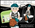 3D On the Shelf Card Kit - Old Man Syd plays Golf
