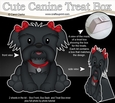 3D Cute Canine Treat Box Gift Set Mini Kit - Little Shih Tzu Dog Star