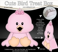 3D Cute Bird Treat Box Gift Set Mini Kit - Cute Little Chick Tweet
