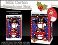 3D Christmas Phone Box Milk Carton Treat Box - Pip Penguin