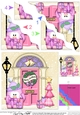 Cute Penguin is at the Door - Christmas Wavy Corner Side Stacker