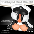 3D Shaped Card Kit - Cute Little Puffin Pilchard