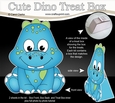 3D Cute Dino Treat Box Gift Set Mini Kit - Cute Little Danil Dino