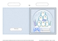 Christmas Snowglobe Quick Cut & Fold Card - Cute Penguins