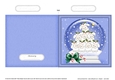 Christmas Snowglobe Quick Cut & Fold Card - Cute Little Lambs