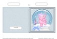 Christmas Snowglobe Quick Cut & Fold Card - Cute Little Elephant