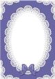 A4 Pearls and Lace Card Front