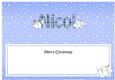 Large DL Merry Christmas NICOL insert