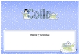 Large DL Merry Christmas COLIN insert