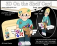 3D On the Shelf Card Kit - Little Artist Neil is being very creative in the Studio