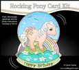 3D Shaped Rocking Card Mini Kit - Cute Little Pony Marmalade