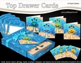 3D Top Drawer Cards Bumper Kit - Cute Aliens - Giqi, Shaj, Zael, Jaex