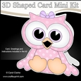 3D Shaped Card Kit - Cute Little Olla Owl