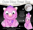 3D Cute Dino Treat Box Gift Set Mini Kit - Cute Little Phearsome Dino