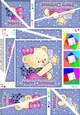 Cute Hunney Bear Rosie has a Christmas Star - Twisted Spiral Side Stacker