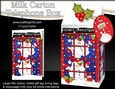 3D Christmas Phone Box Milk Carton Treat Box - Snowball Sam