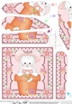 Flower Pot Friends Cute Little Mouse Fan Pyramage Topper