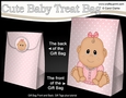 3D Gift Bag Mini Kit - Cute Little Ethnic Baby Girl Veena