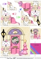 Little Cat is at the Door - Christmas Wavy Corner Side Stacker