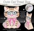 3D Cute Cat Treat Box Gift Set Mini Kit - Cute Little Cat Sydney
