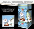 3D Large Christmas Cracker Box -  Santa has a Sack of Presents