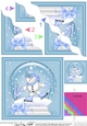 Christmas Cute Snowman Snowglobe Wavy Corner Stacker