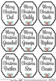 3D Christmas Greetings Sentiment Sheet