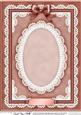 A4 Pearls, Lace and Ribbon Plain Card Base