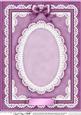 A4 Pearls, Lace and Ribbon Plain Card Base