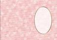 A5 Pretty Rose Words and Hearts Card Front or Insert