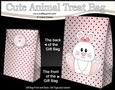 3D Gift Bag Mini Kit -  Cute Little Ipsy Bunny 