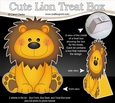 3D Cute Cat Treat Box Gift Set Mini Kit - Cute Little Lloyd Lion