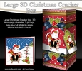 3D Large Christmas Cracker Box - Little English Bull Terrier Dog