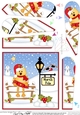 Christmas Quackers is at the North Pole Fan Pyramage Topper