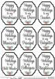 3D Christmas Greetings Sentiment Sheet