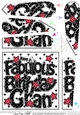 Have a Fabulous Birthday GRAN Fan Pyramage Topper