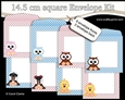 Cute Little Birds 14.5 x 14.5 cm envelope Kit
