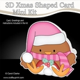 3D Shaped Christmas Card Kit - Bobbin Robin has Snowballs