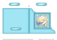 Cute Hunney Bear Robert has a Christmas Star - Cut and Fold Corner Card