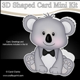 3D Shaped Card Kit - Cute Little Koala Kookie