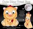 3D Cute Dino Treat Box Gift Set Mini Kit - Cute Little Longfang Dino