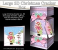 3D Large Christmas Cracker Box - Rudolph has an Xmas Tree