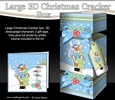 3D Large Christmas Cracker Box - Rudolph has an Xmas Tree