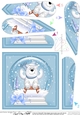 Ben Polar Bear - Christmas Snowglobe Fan Pyramage Topper