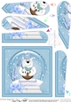 Ben Polar Bear - Christmas Snowglobe Fan Pyramage Topper