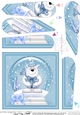 Ben Polar Bear - Christmas Snowglobe Fan Pyramage Topper