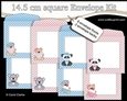 Cute Little Bears 14.5 x 14.5 cm envelope Kit