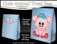 3D Gift Bag Mini Kit -  Cute Little Ziggy Piggy