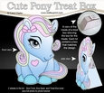 3D Cute Treat Box Gift Set Mini Kit - Cute Little Pony Fleur